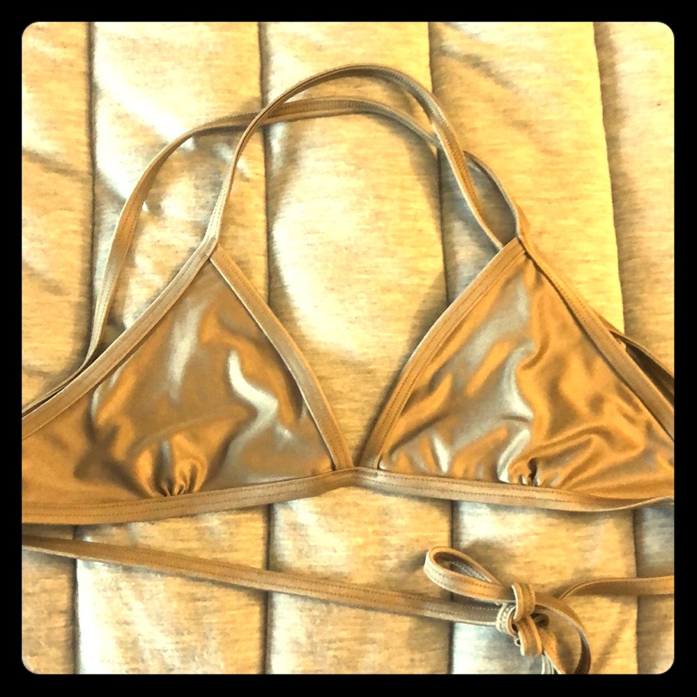 Jolyn gold bathing suit top